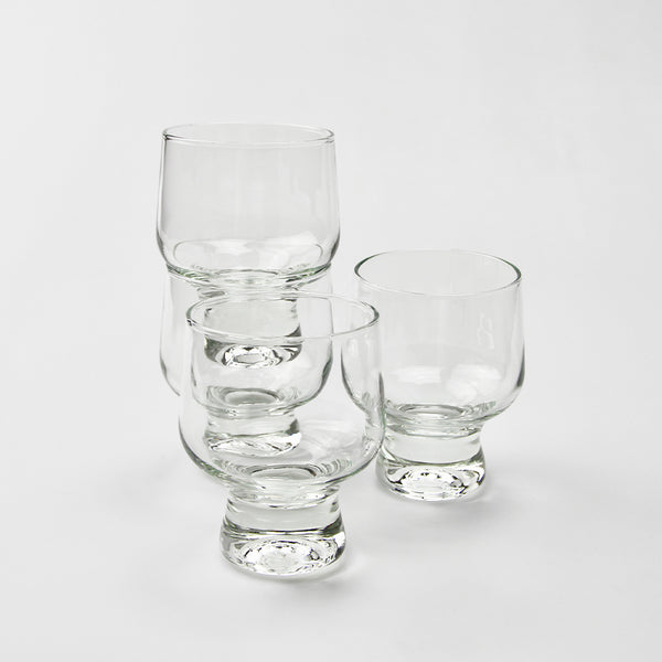 Vintage Bubble Stem Wine Glass