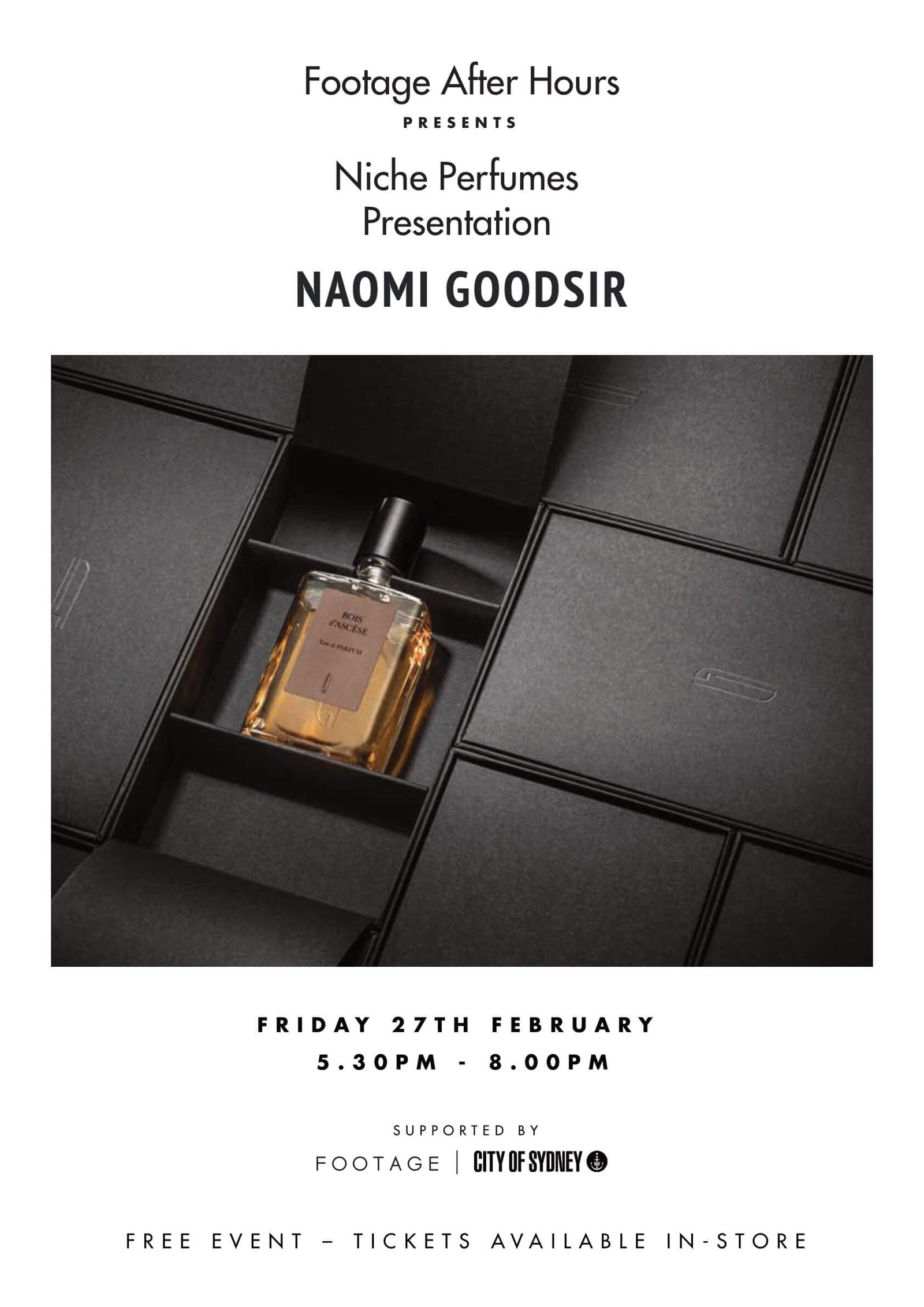 Footage After Hours: Naomi Goodsir Niche Perfume Presentation