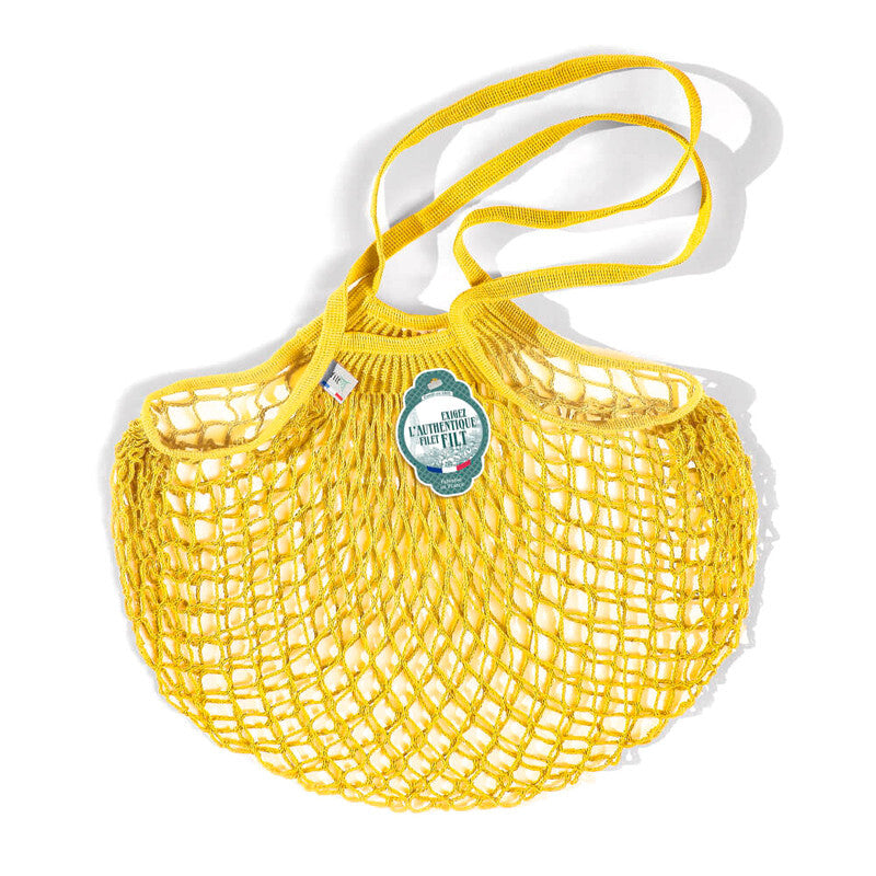 Net Shopping Bag - Jaune Solarium