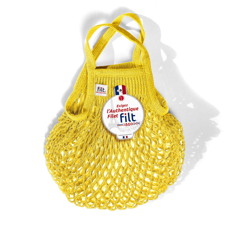 Petit Net Shopping Bag - Jaune Solarium