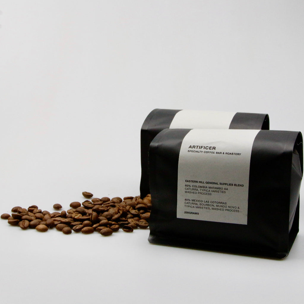 Artificer for Eastern Hill General Supplies Seasonal Blend Coffee 250g Pack