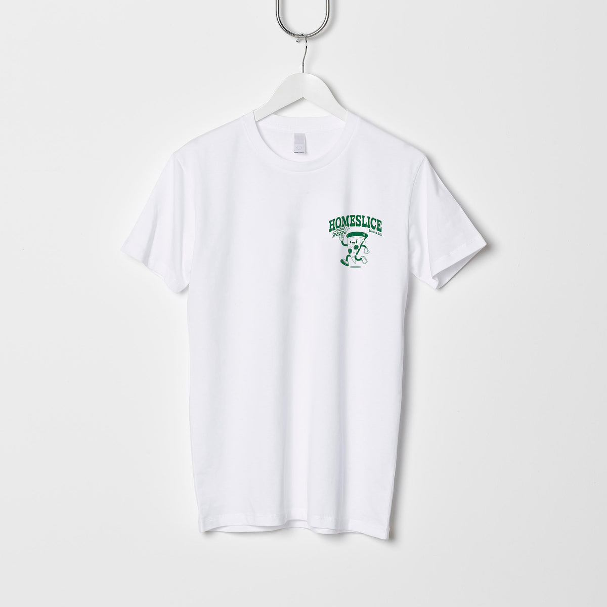 Eastern Hill General Supplies Homeslice Tee - White/Forest Green