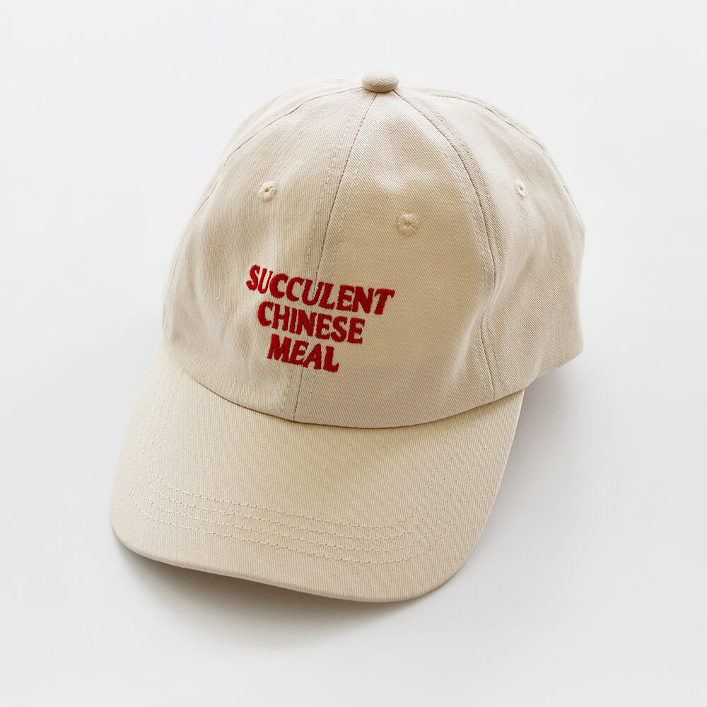 Eastern Hill General Supplies Succulent Chinese Meal Hat in Cream and Red