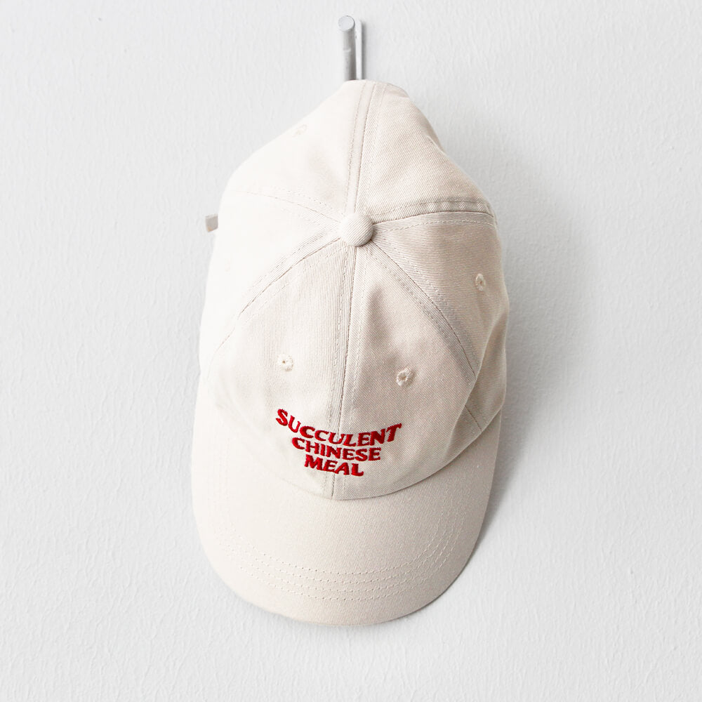 Eastern Hill General Supplies Succulent Chinese Meal Hat in Cream and Red