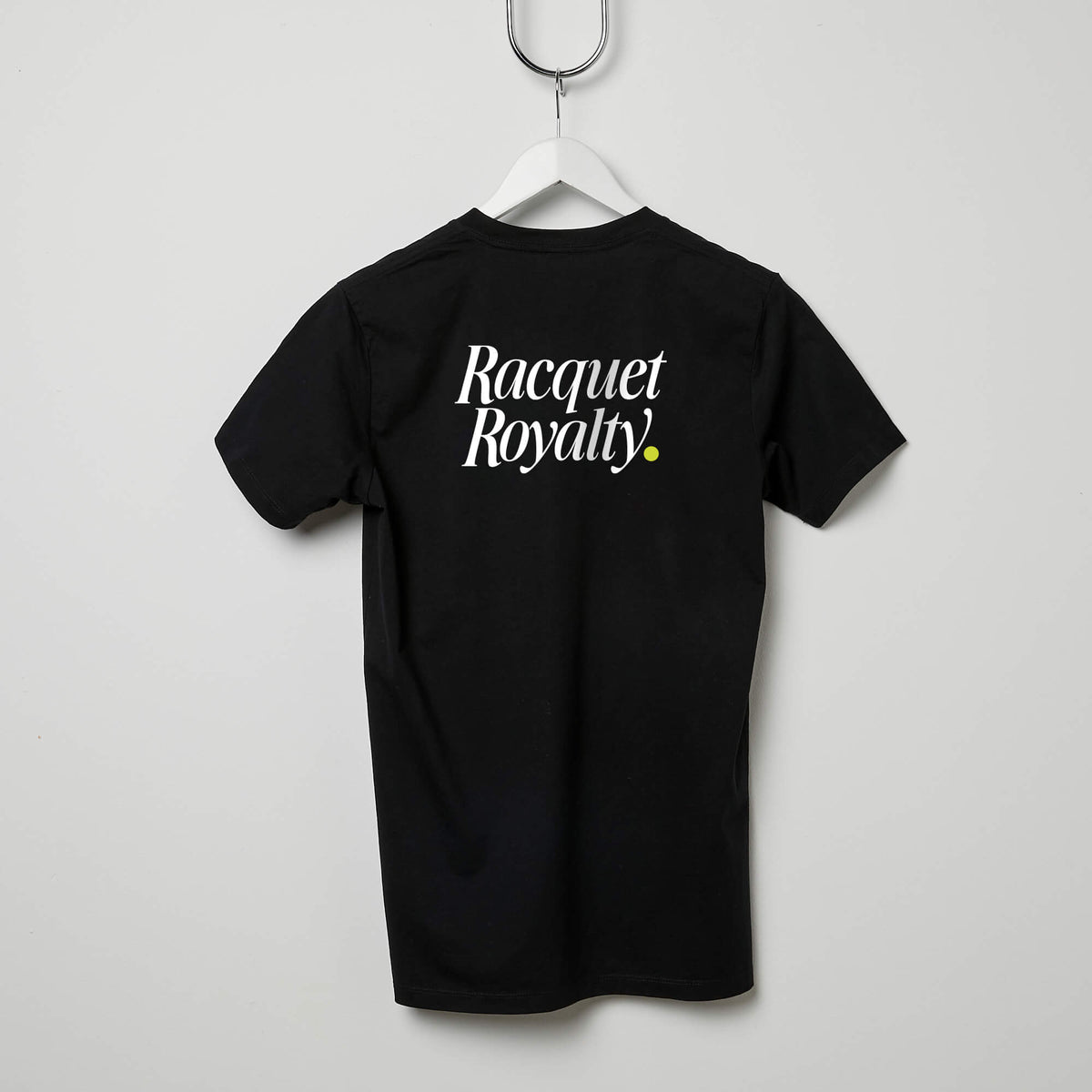 Racquet Royalty Tee - Black/White