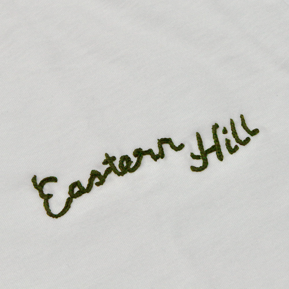 Eastern Hill General Supplies チェーンステッチ刺繍 T シャツ