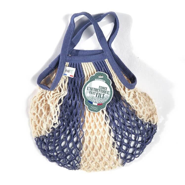 Filt Bag Mini Blue Ecru