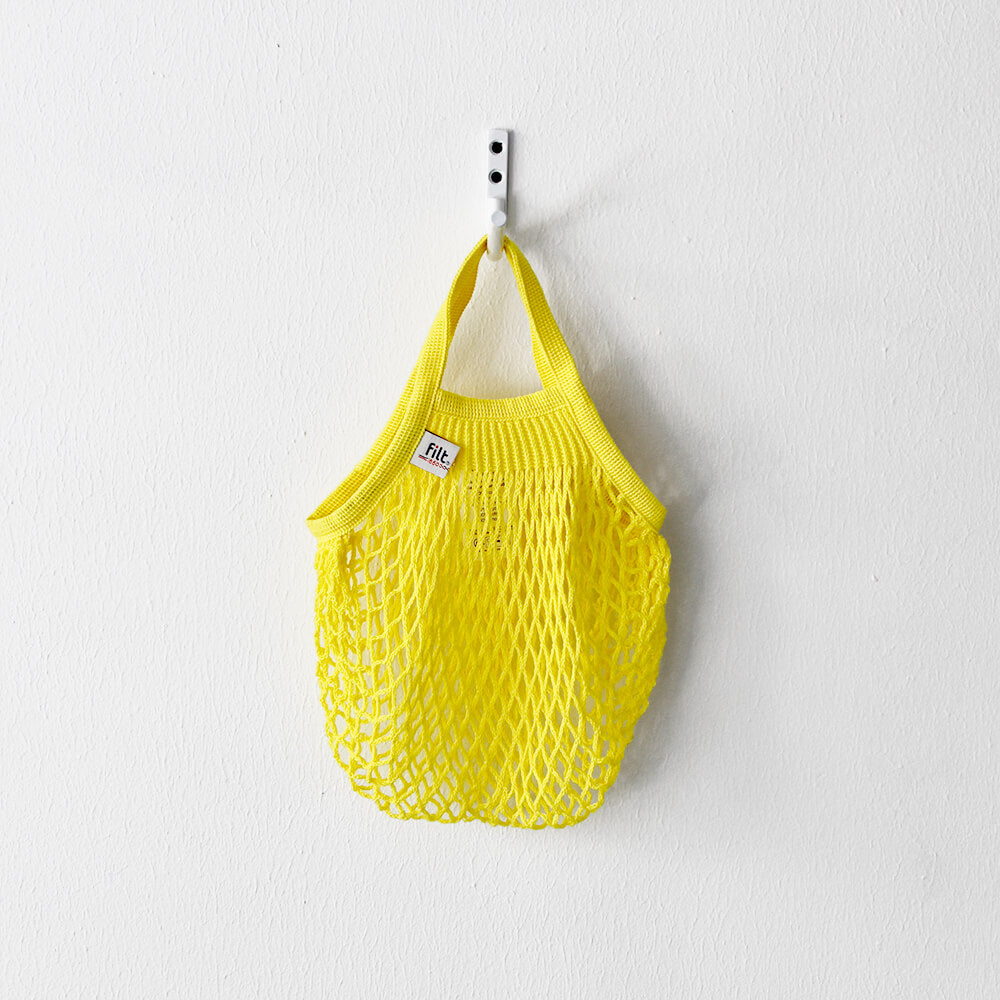 Filt Netted Shopping Bag Jaune Solarium