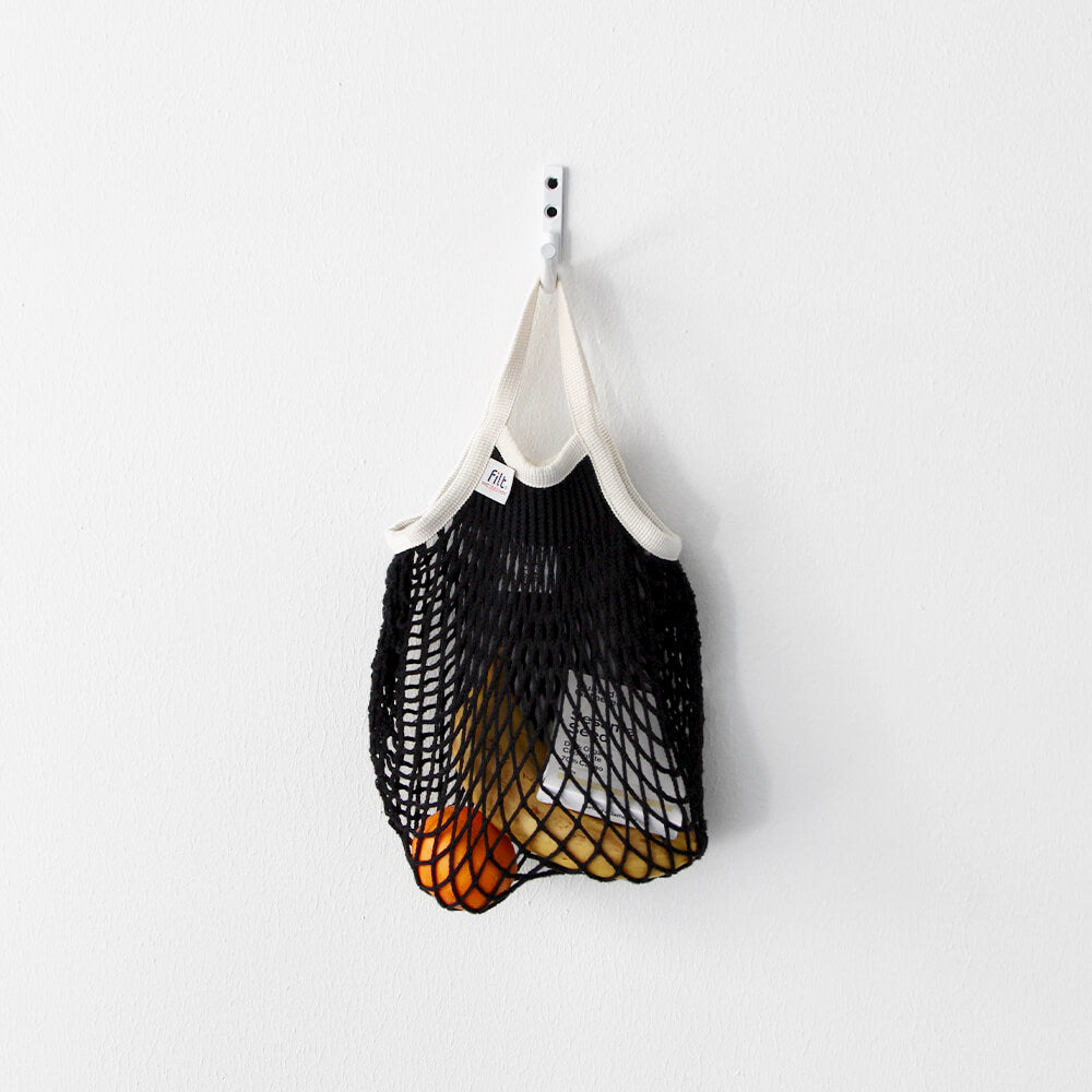 Filt Mini Netted Bag Noir Ecru