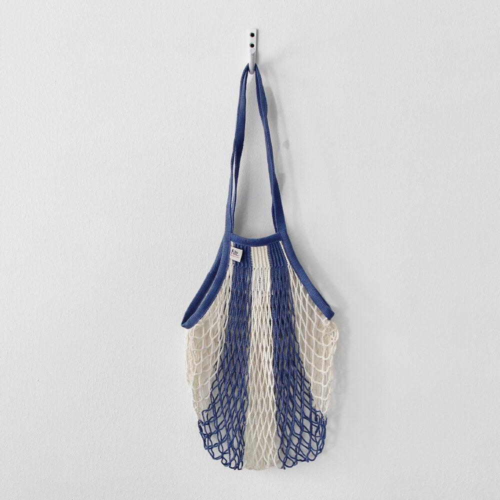 Filt Netted Bag  Bleu Ecru