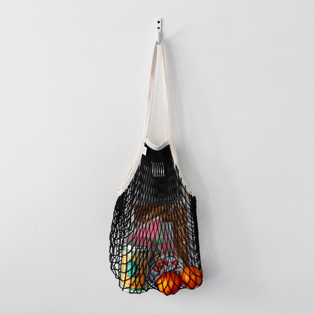 Filt Netted Bag Noir Ecru