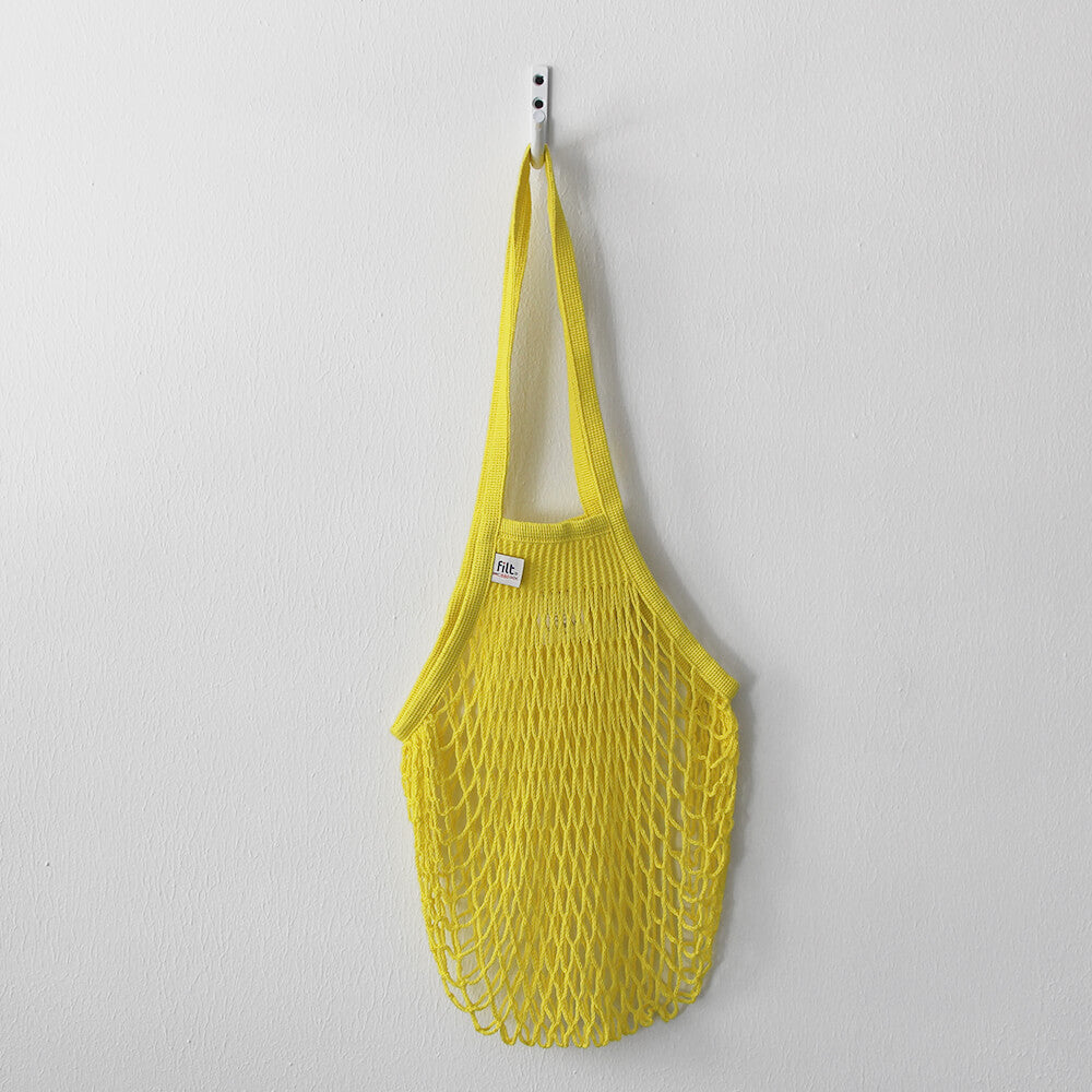 Filt Netted Shopping Bag Jaune Solarium