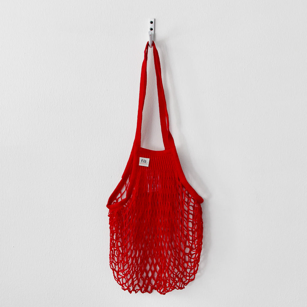 Net Shopping Bag - Rouge