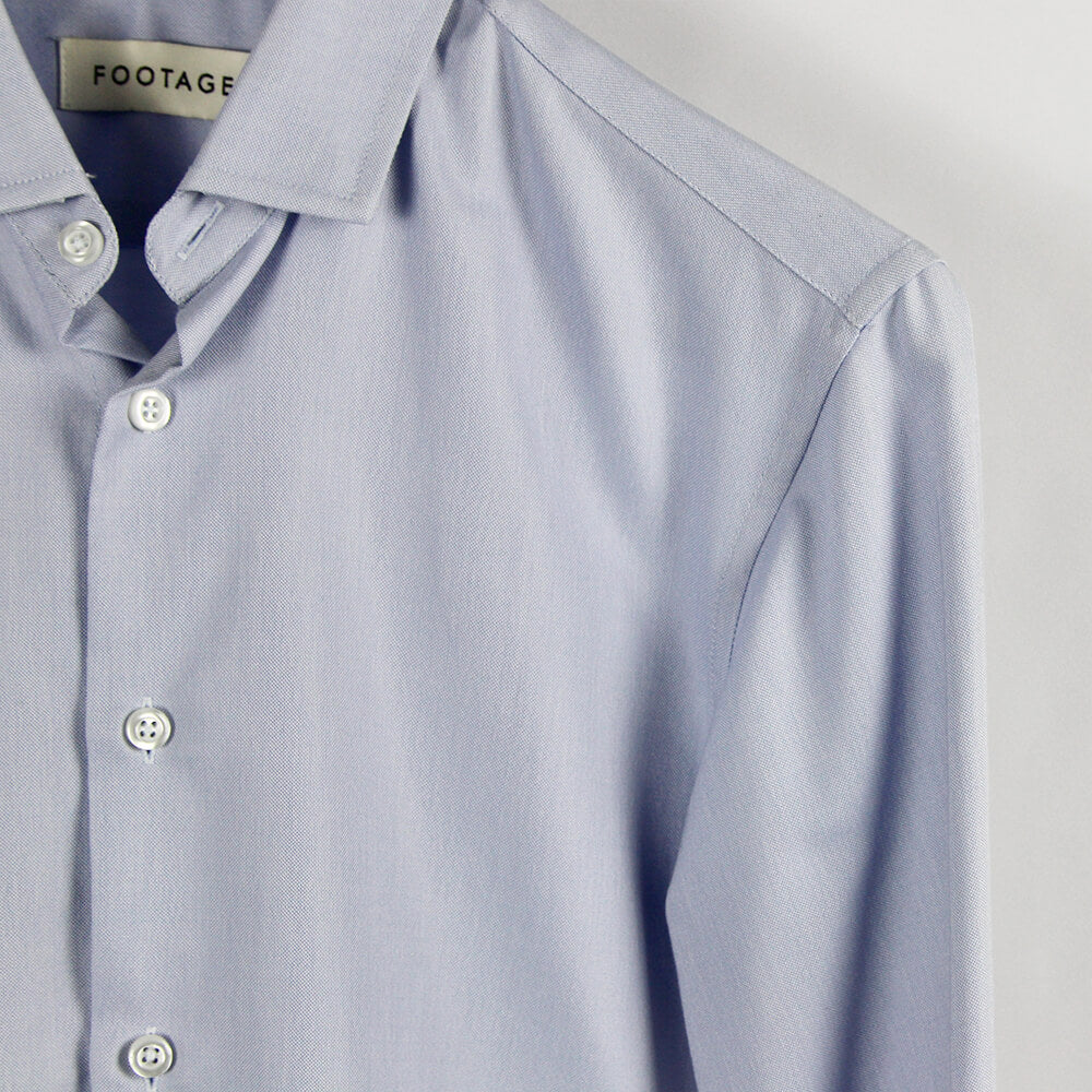 Footage 003 Slim Dress Shirt in Blue