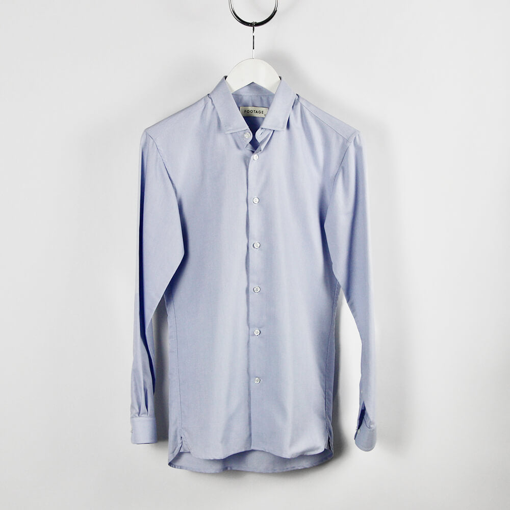 Footage 003 Slim Dress Shirt in Blue