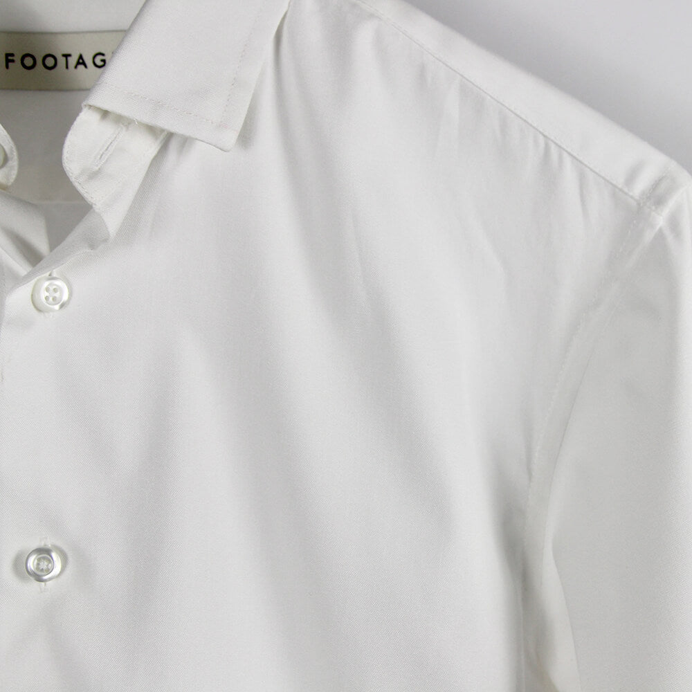 Footage 003 Slim Dress Shirt in White