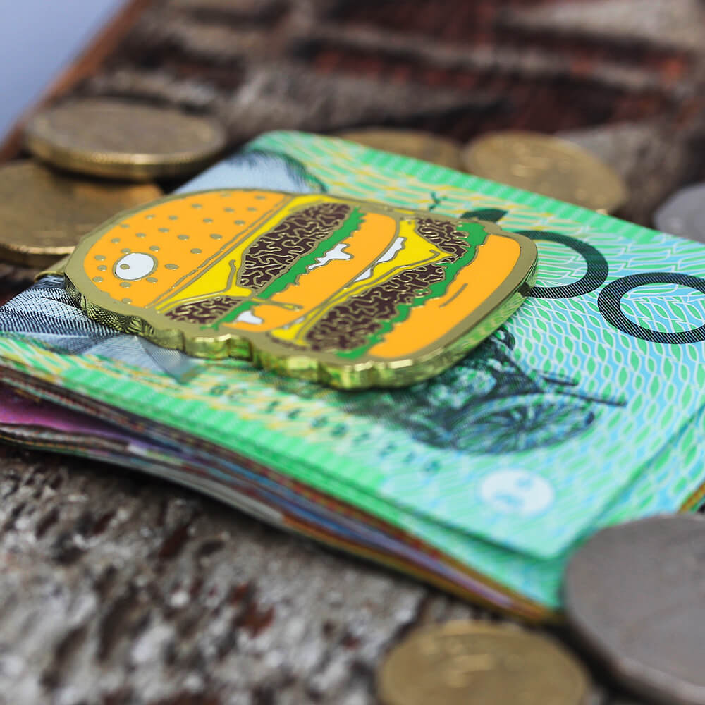 For The Homies Burger Money Clip