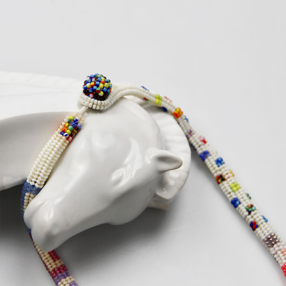 Japanese Glass and Vintage Bead Necklace - 005