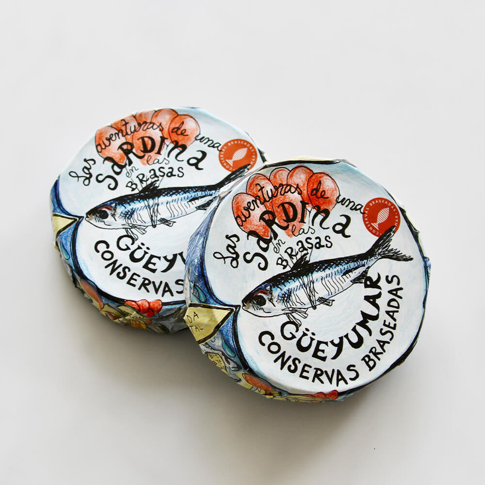 Gueyumar Grilled Sardine Tails in Olive Oil