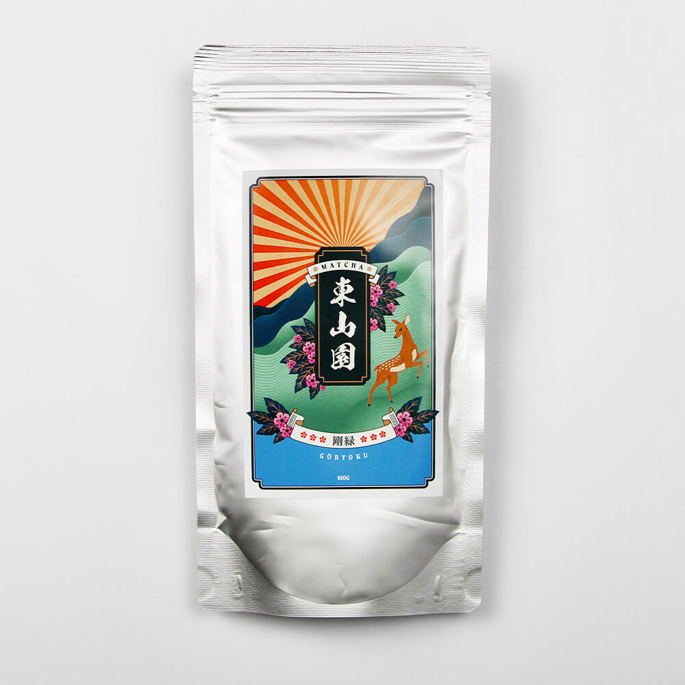 Higashiyama-en Goryoku Strong Green Matcha for Lattes