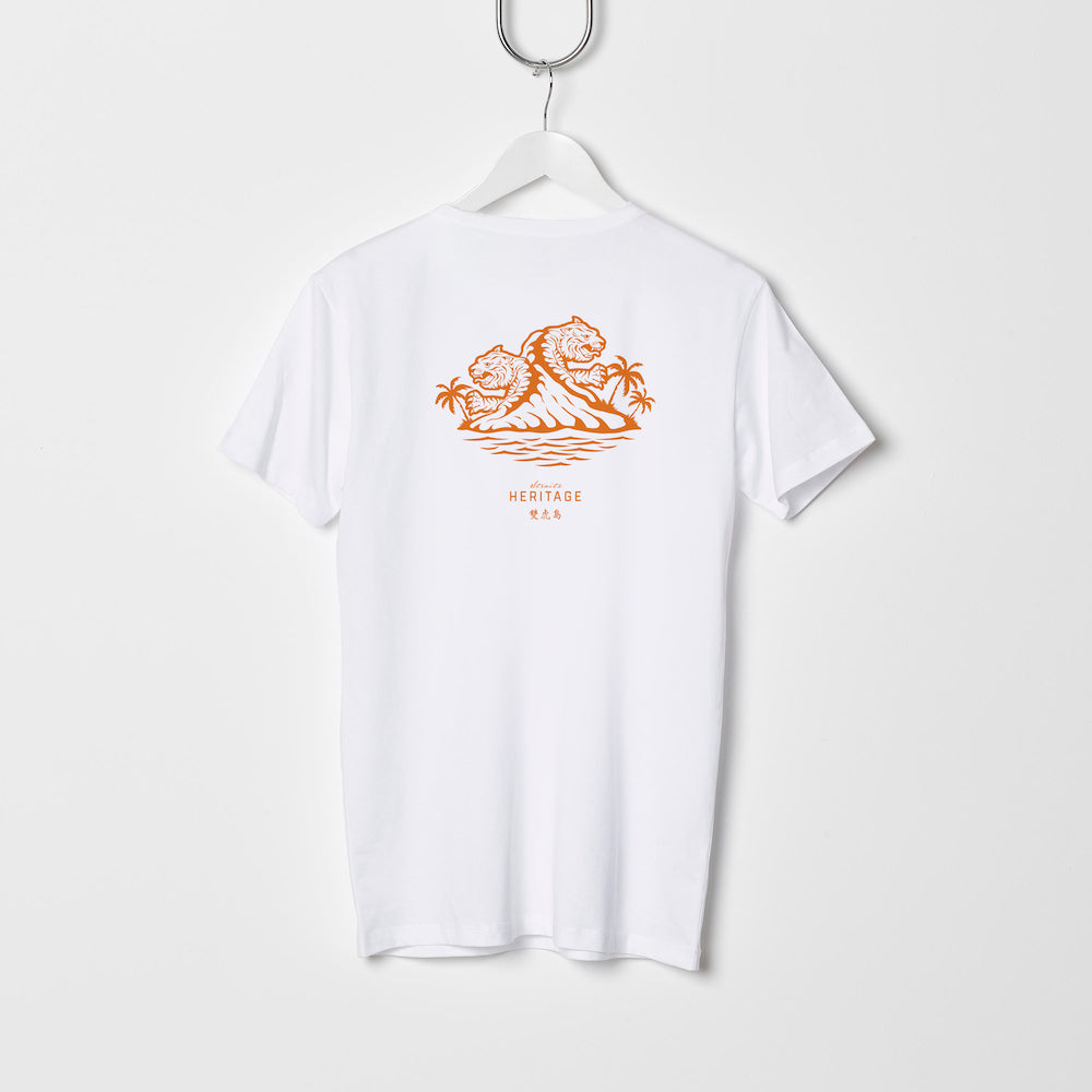Isle of TIgers Logo Tee - Orange