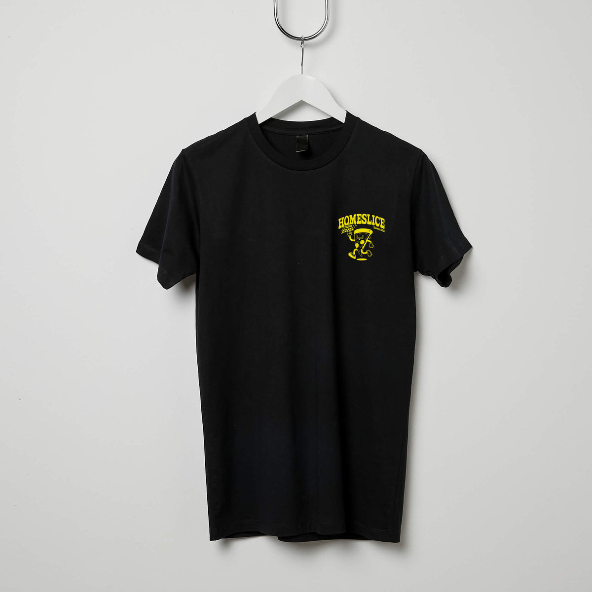 Homeslice Tee - Black/Yellow