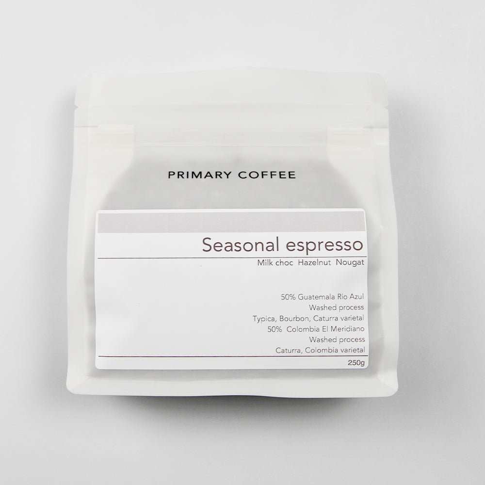 Primary Coffee Seasonal Espresso