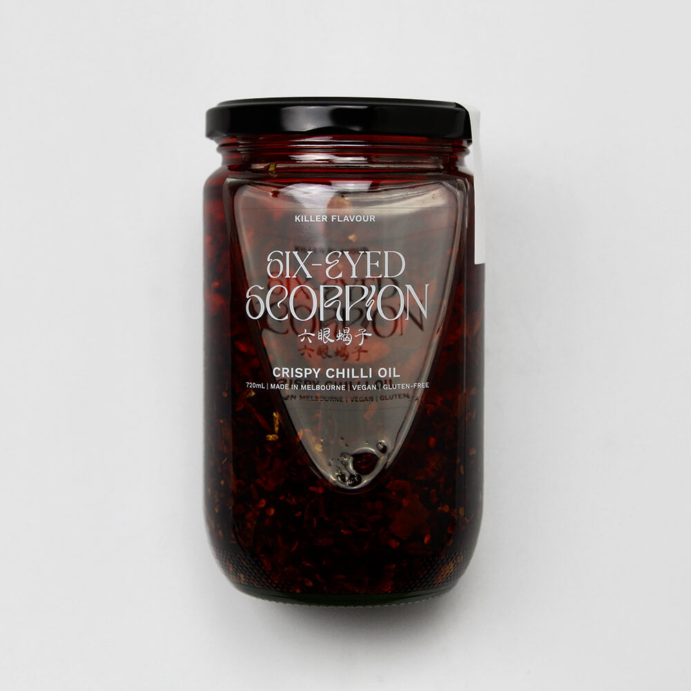 Six Eyed Scorpion Crispy Chilli Oil - Large