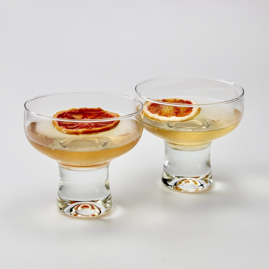 Vintage Bubble Glass Coupe