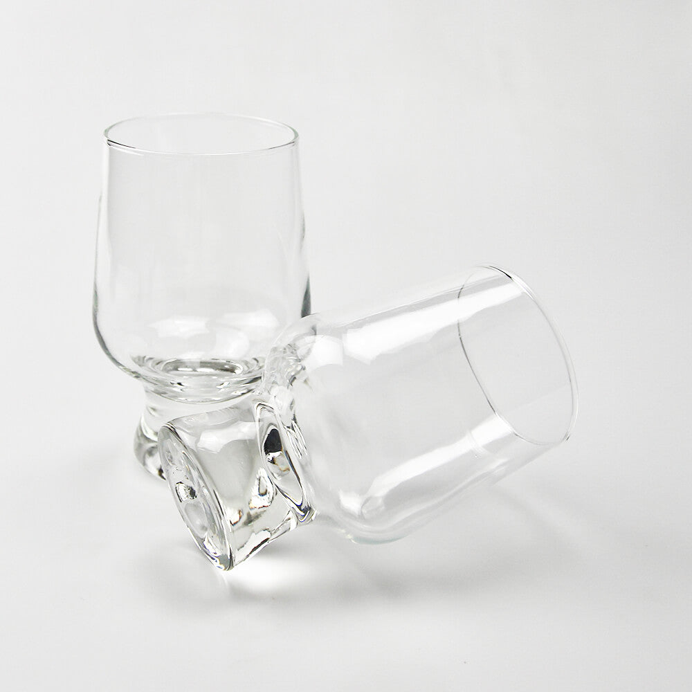 Vintage Bubble Stem Beer Glass