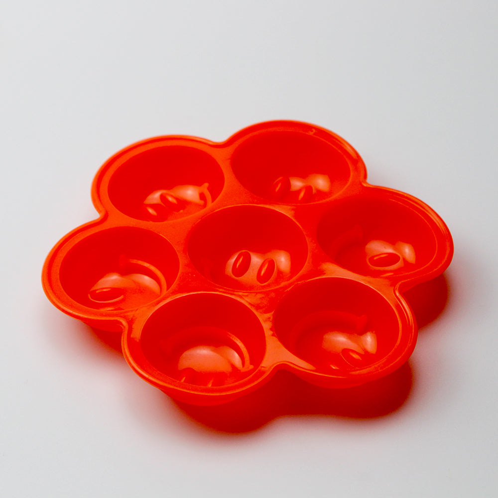 Worktones Smiley Ice Tray Orange