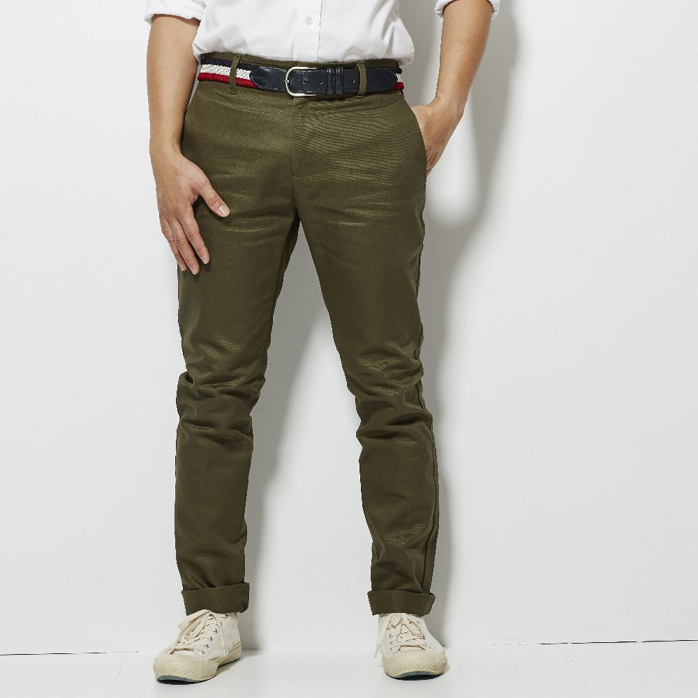 Footage Slim Chino Pants - Military