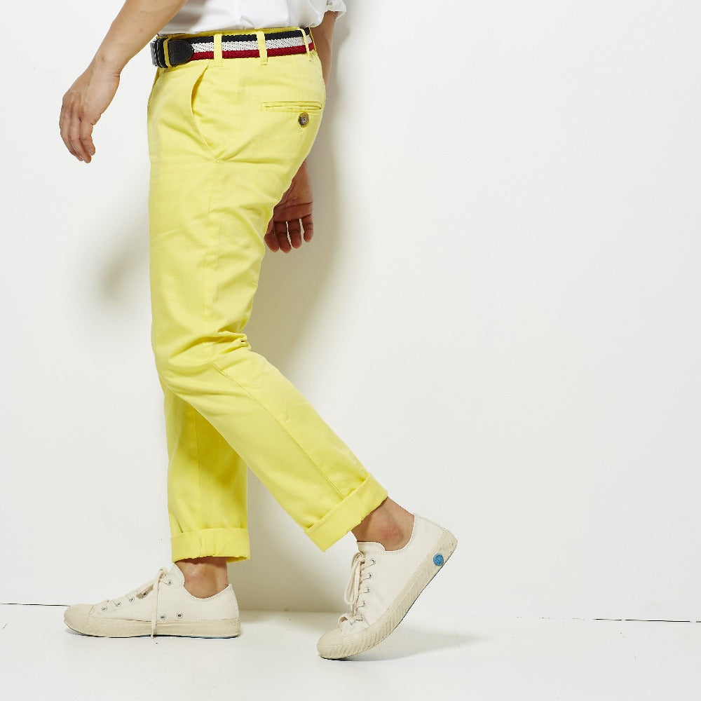 Footage Slim Chino Pants - Yellow