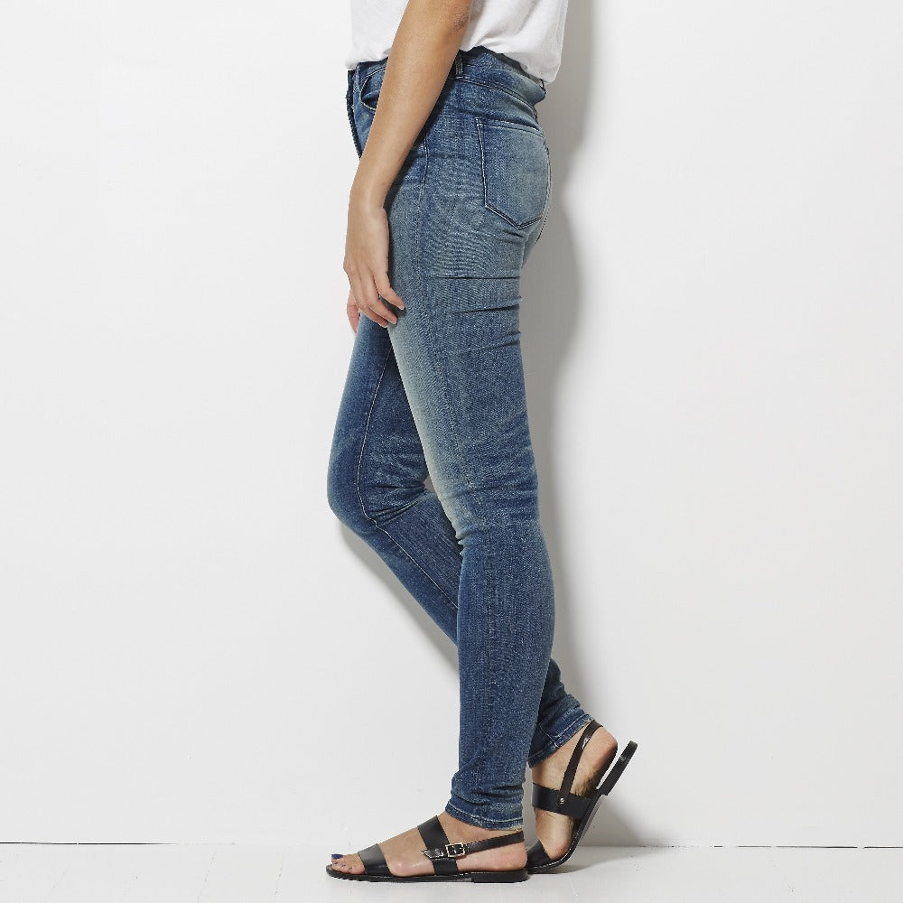 3x1 W3 High Rise Skinny Jeans - Sea