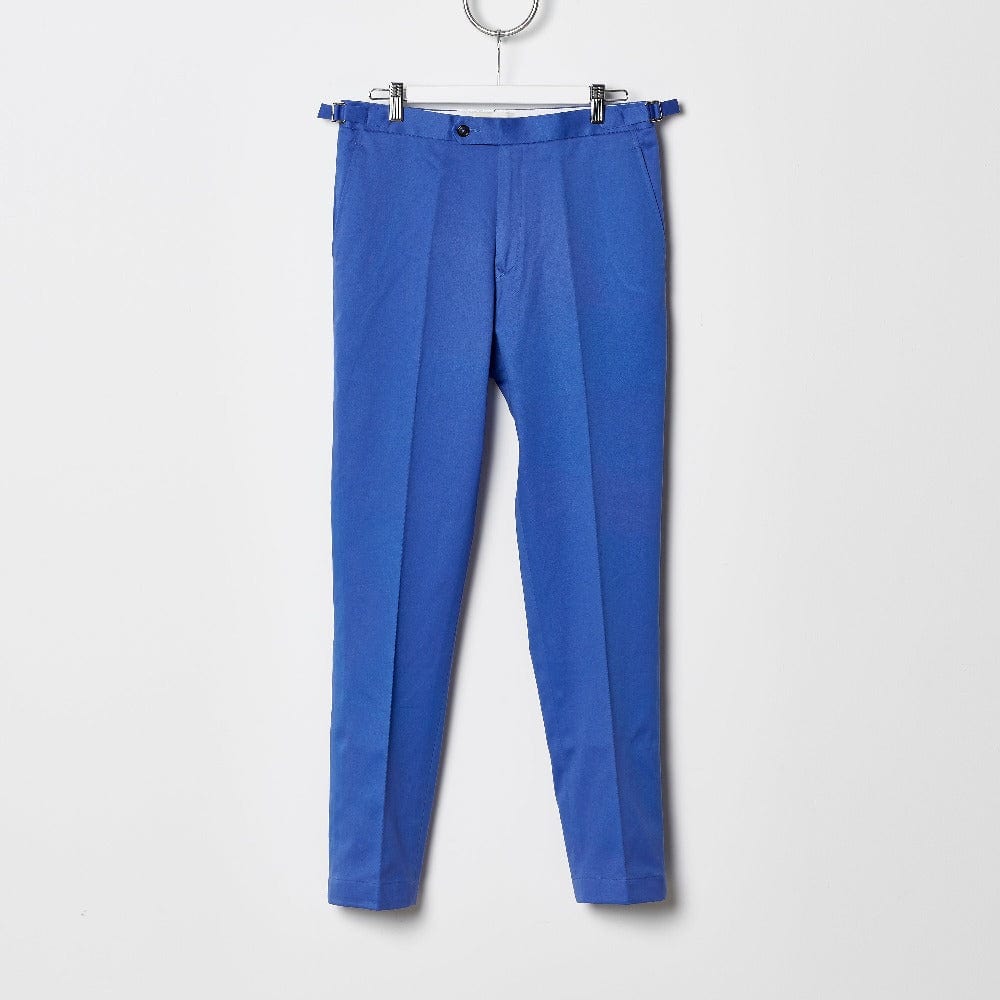Footage 002 Pants - Mid Rise Trousers with Side Tab Adjusters in Cornflower