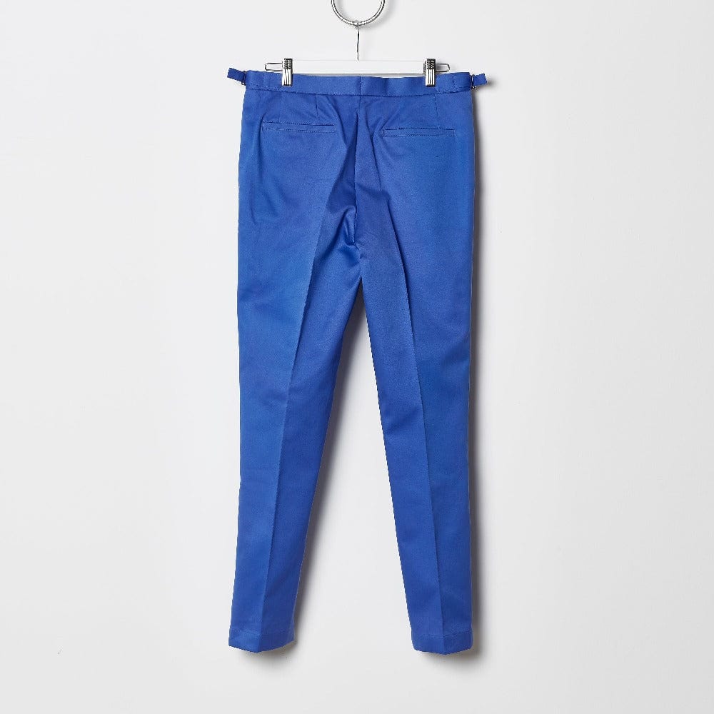 Footage 002 Pants - Mid Rise Trousers with Side Tab Adjusters in Cornflower