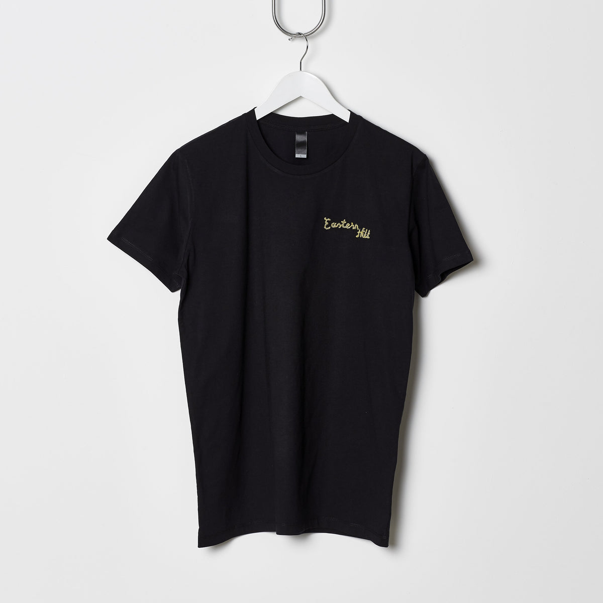 Eastern Hill General Supplies Chain Stitch Embroidered Tee - Black/Gold