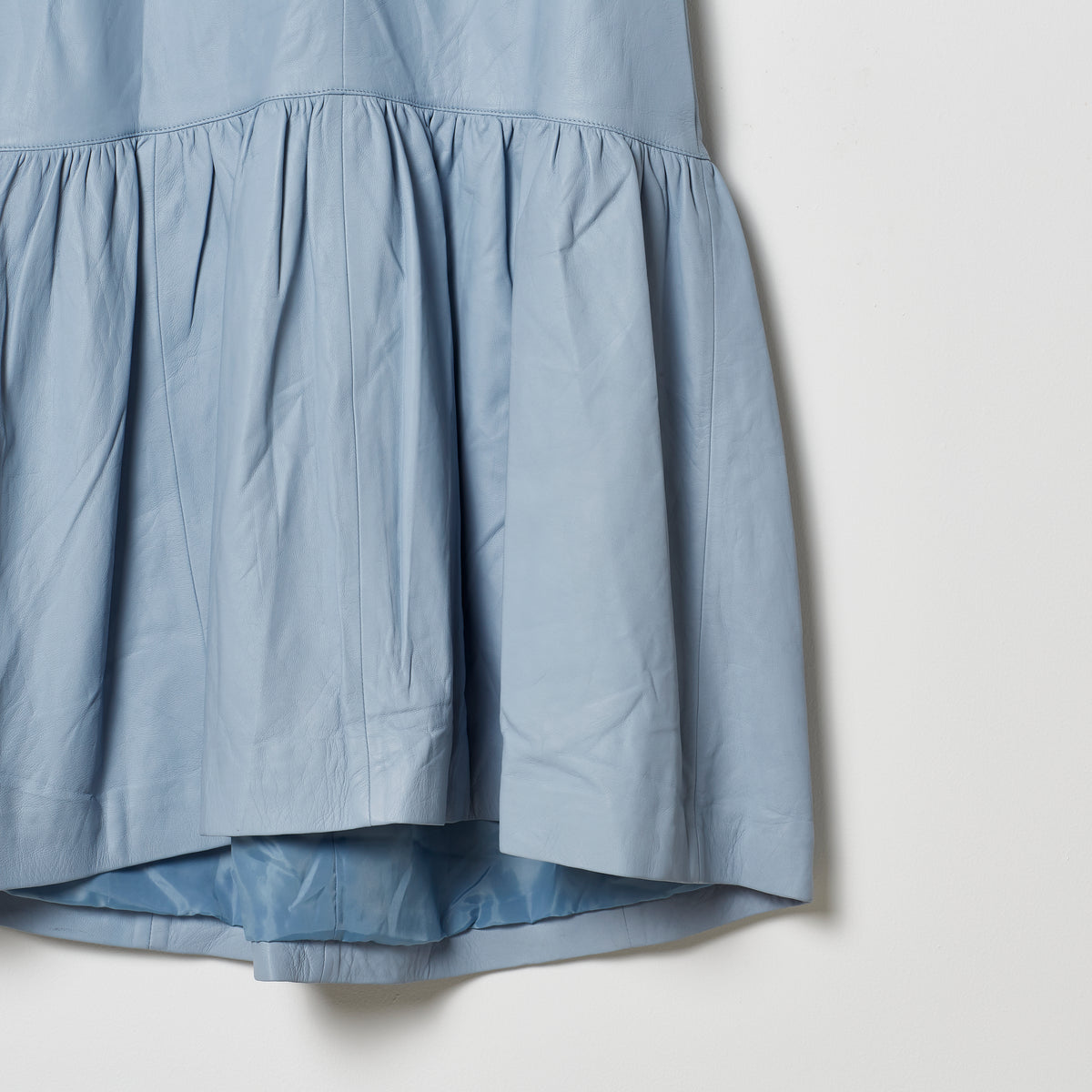 Stand Studio Leather Dress - Baby Blue