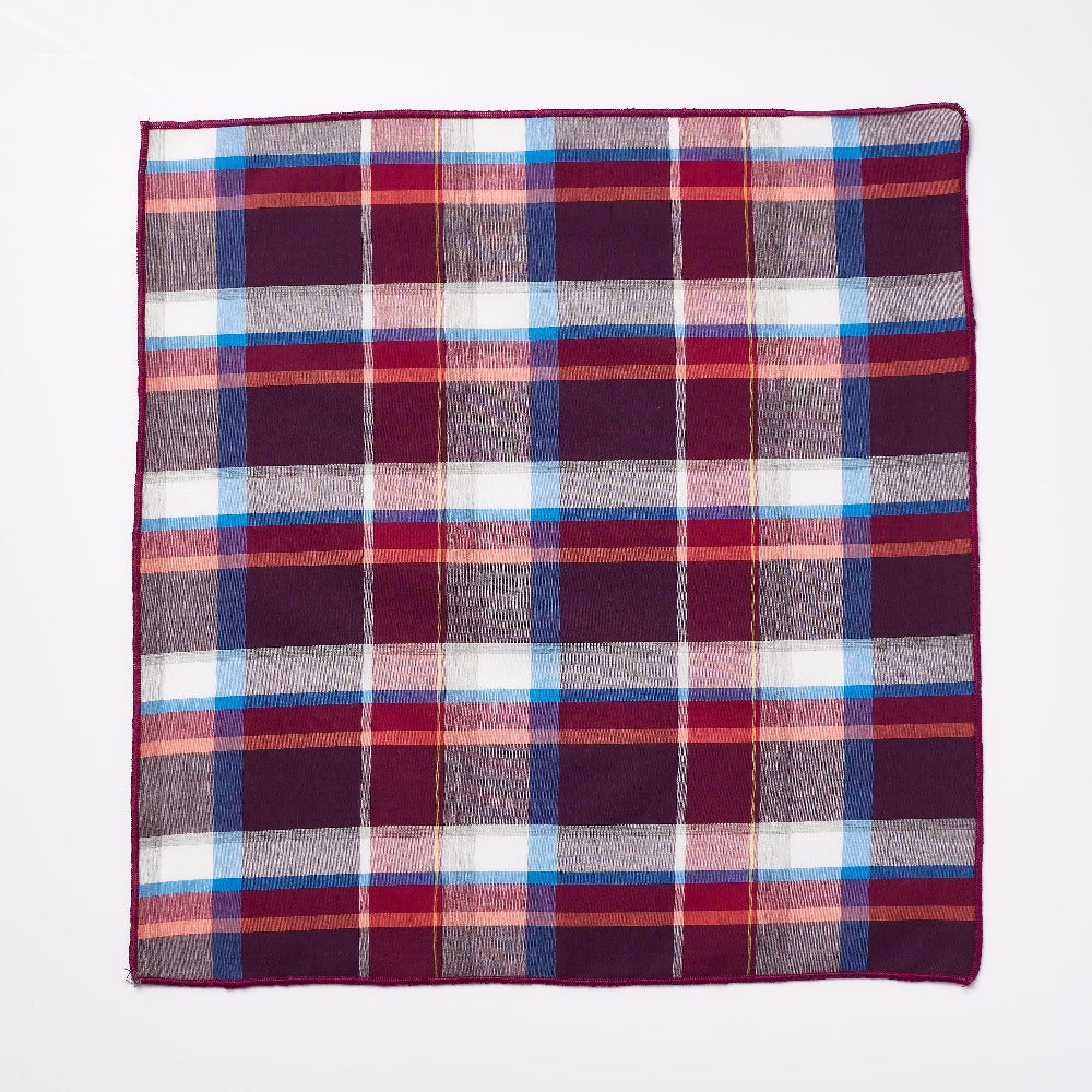 Footage Pocket Square - Large Check