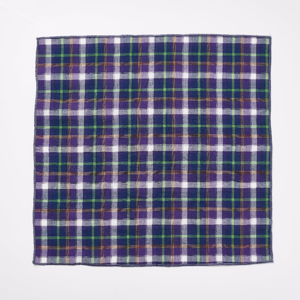 Footage Pocket Square - Madras Check