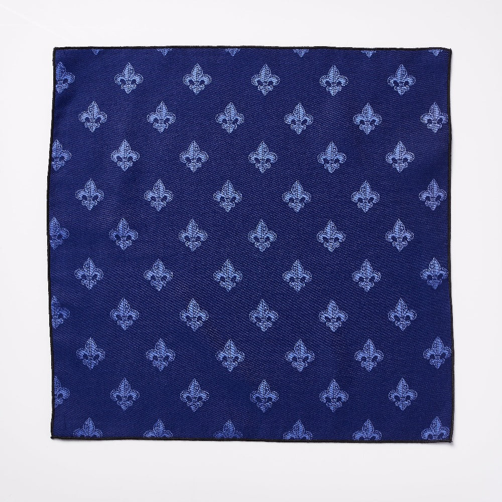 Footage Pocket Square - Fleur de Lis