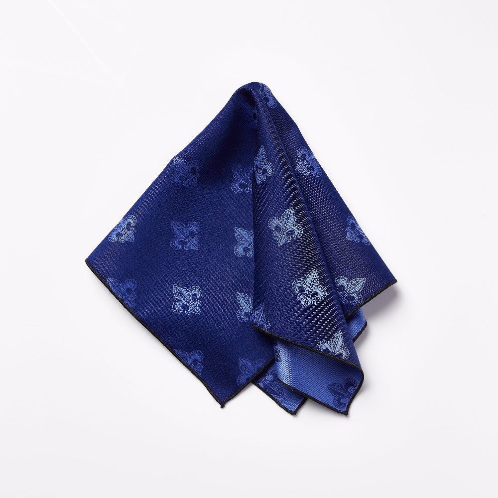 Footage Pocket Square - Fleur de Lis