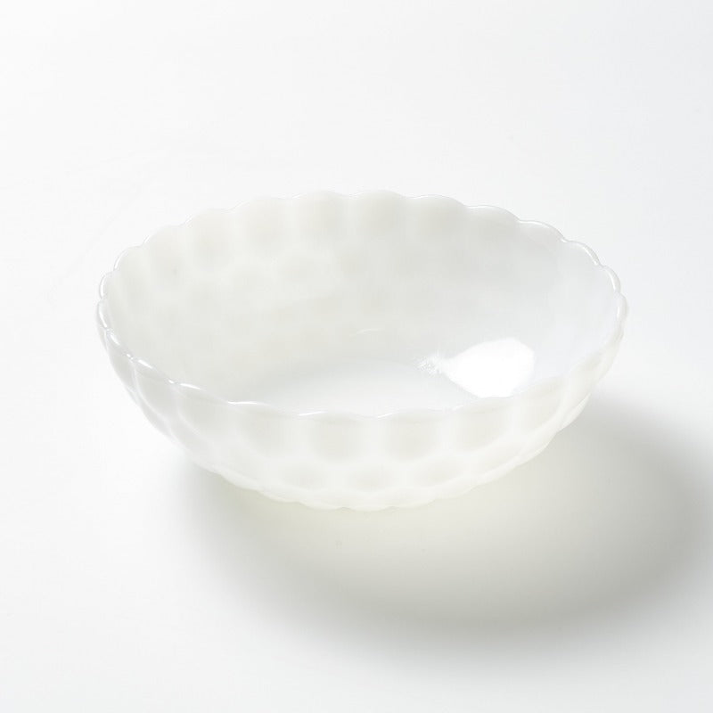 VIntage Milk Glass Bubble Bowl
