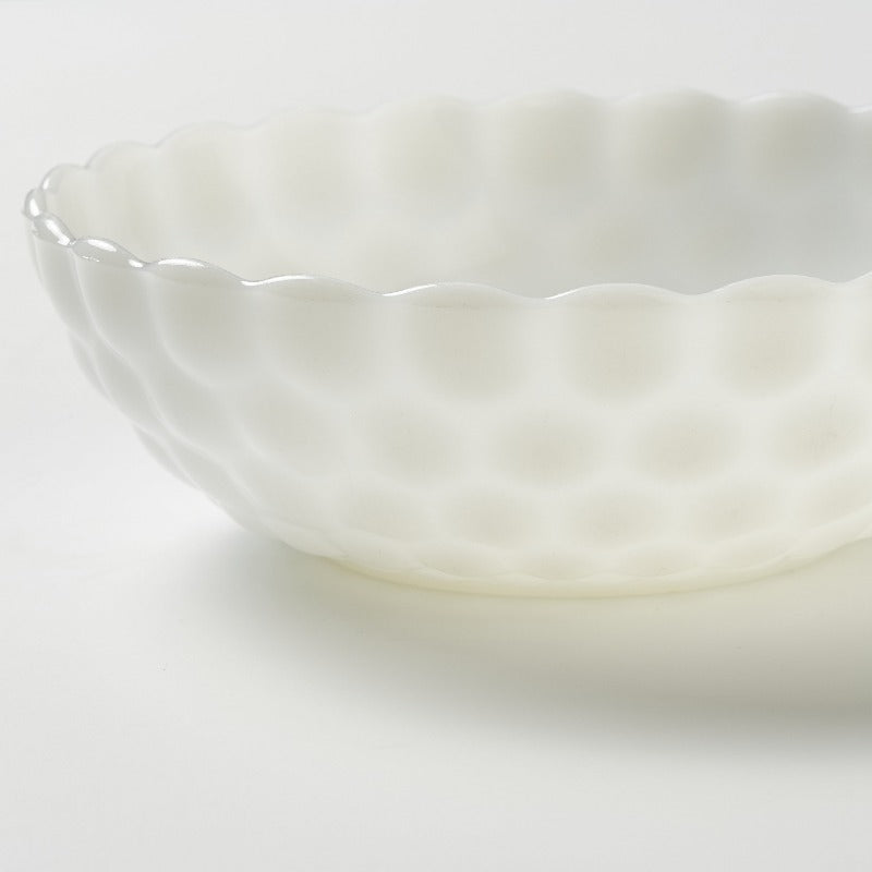 VIntage Milk Glass Bubble Bowl