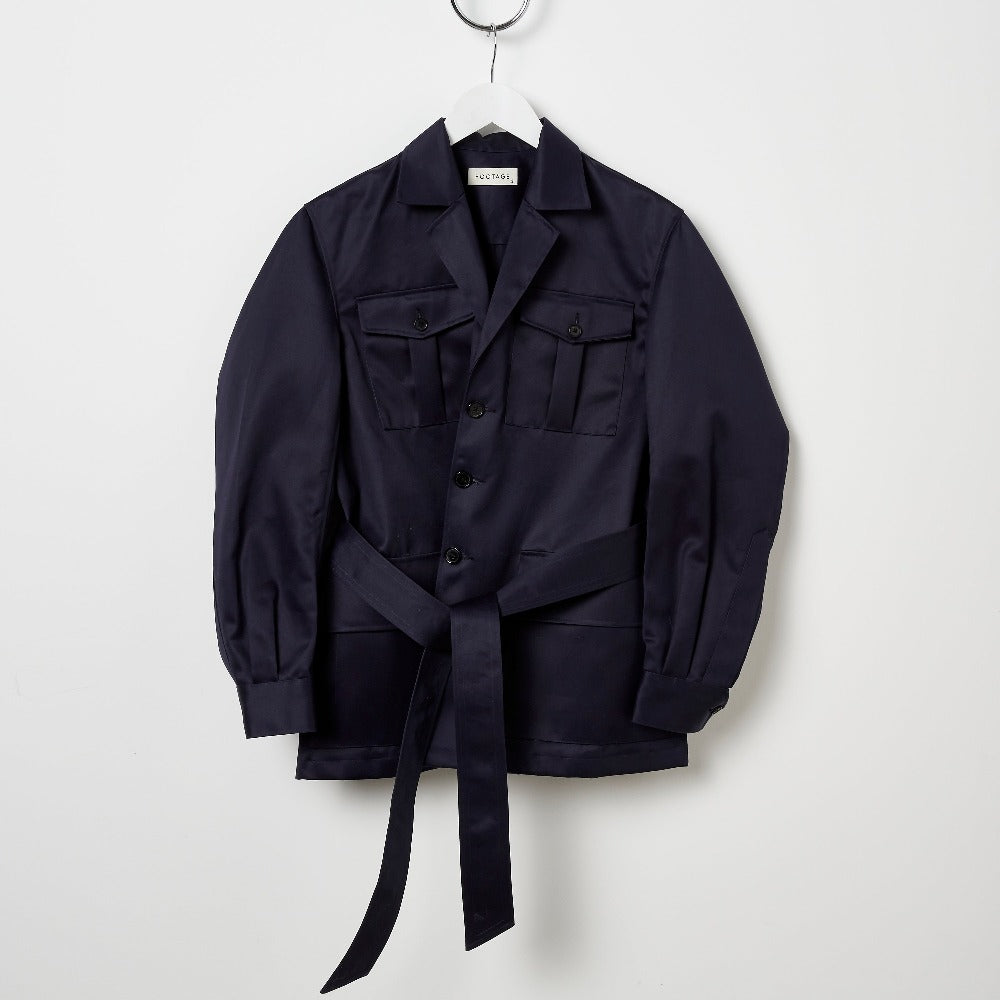 Footage Safari Jacket - Navy