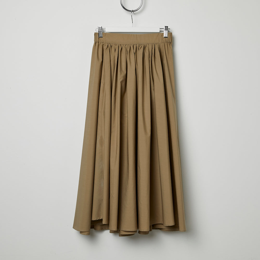 Black Crane Petal Skirt - Clay