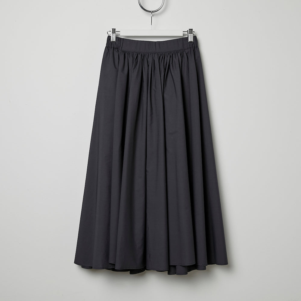 Black Crane Petal Skirt - Faded Black