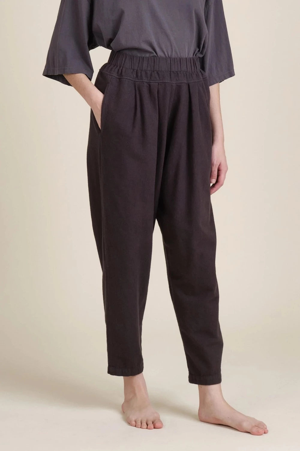 Black Crane Heavy Weight Carpenter Pants Sumi Black