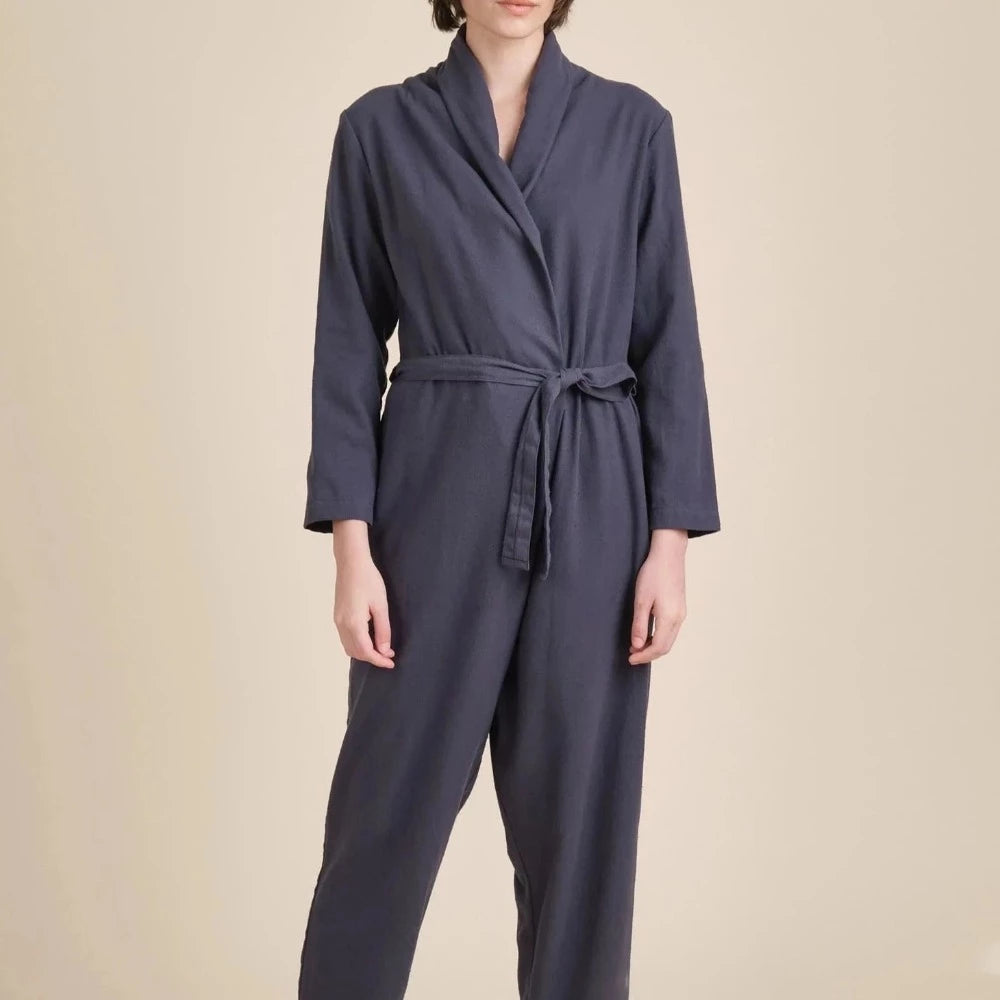 Black Crane Crossed Jumpsuit Midnight Eastern Hill General Supplies