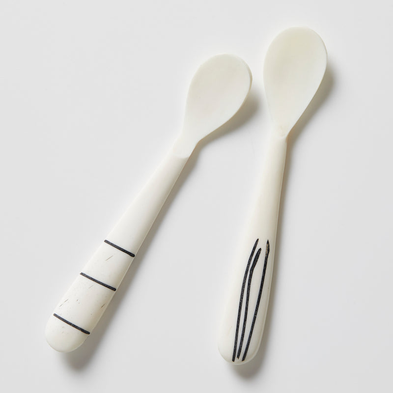 Striped Bone Spoon - Large